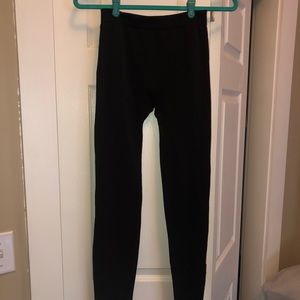 black thermal leggings